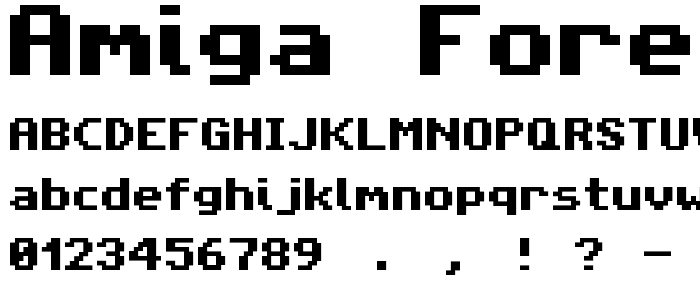 Amiga Forever Pro2 font